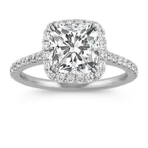 Cubic Zirconia Engagement Ring